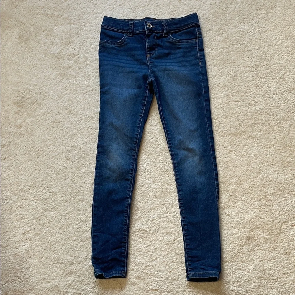 THE CHILDREN’S PLACE UEC Girls Size 10 Dark Blue Jean leggings